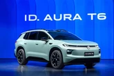 VWの中国向け新ブランド「ID.AURA」、第一弾の電動SUV「T6」発表…北京モーターショー2026