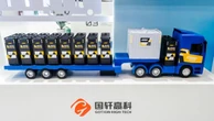 「積木式」電池交換システムで5分で急速充電、トレーラーに積んで移動も