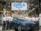スバル唯一の海外工場、米SIAが生産600万台達成…今秋生産終了の『レガシィ』ラインオフ
