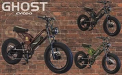ファットバイクスタイルの電動アシスト自転車「CYCOO GHOST」に新色3色登場