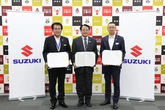 スズキと愛知スズキ販売、岡崎市と災害時応援協定を締結…軽商用車・EVを無償貸与