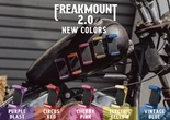 バイクの外観を損ねない！超強力マグネットのスマホホルダー「フリークマウント2.0」に新色5色