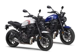 ヤマハのネオレトロ『XSR700』に新色登場！ 往年のマシン彷彿させる「ホワイト」とシリーズ初の「ブルー」採用