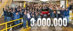 シボレーのブラジル最多生産車に、コンパクトカー『オニキス』が生産300万台達成