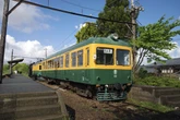 「かぼちゃ電車」修復完了、記念式典を旧月潟駅で開催　7月27日