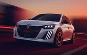 プジョー『E-208 GTi』、市販版を発表…Bセグ最強の281馬力電動ホットハッチに