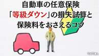 任意保険「等級ダウン」の損失は無事故の何倍になる？---保険料を抑えるポイント