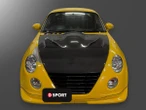 初代『コペン』をスパルタンにドレスアップ！ D-SPORT、カーボンボンネットとスポーツグリルを発売