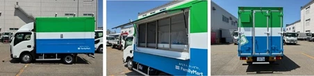NTTドコモとファミリーマート、能登地域で移動型販売店舗の実証実験…衛星通信やマルチチャージャー搭載