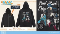 志摩リンと愛車のバイクが描かれた高級感のある刺繍がポイント「ゆるキャン△」パーカー新登場