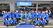 「鈴鹿8耐」スズキ、サステナブルアイテムの可能性広げる7位完走　