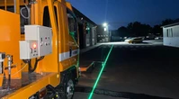DNPのパターンライト活用工法、道路に線を引く位置を瞬時に可視化…国交省NETISの2026年度推奨技術に選定
