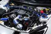純正と置き換えるだけの簡単装着、ブリッツの『86/GR86/BRZ』専用「トラスバー」にニューカラーのブルーメタリックが追加