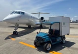 ヤマハの低速EV「DIAPASON」が羽田空港で実証実験、プライベートジェットの手荷物輸送を電動化