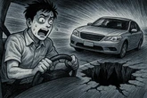 目の前に穴！ 国交省が警告　陥没時の安全行動とは