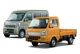 スズキ、軽トラック『キャリイ』と軽四輪車『エブリイ』に新色「ツールオレンジ」と「アイビーグリーン」初採用