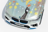 BMWの水素燃料電池車『iX5』、アートカーに変身…スイス「アート・バーゼル」で発表
