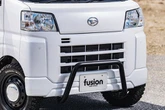 『ハイゼットカーゴ』をボルトオンでワイルドに！ fusion FROM SPIEGELが「専用ブルバー」発売