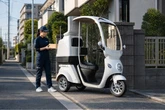 三輪電動バイク『EVデリバリー』がマイナーチェンジ、全長10cm延長で走行安定性を強化…59万9500円から