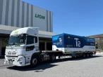 自動運転トラック×鉄道、日通とJR貨物がライオン製品の輸送で実証