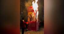 A Poggio Mirteto bruciano in piazza il fantoccio di Giorgia Meloni: è polemica per il tradizionale rogo di carnevale – Video