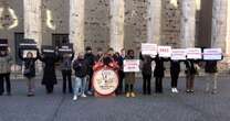 Flashmob della generazione Z a Roma per la cooperazione internazionale: “Ci sentiamo dire che il futuro appartiene ai giovani, ma bisogna agire ora”