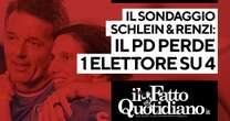 Il sondaggio su Schlein&Renzi: il Pd perde 1 elettore su 4. Segui la diretta con Peter Gomez e Salvatore Cannavò