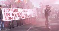 Corteo per la Palestina a Roma: “Attacchi a Unifil? Parole di Crosetto vergognose, per il Governo i morti palestinesi non contano”