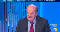 Meloni indagata, Bersani a La7: “Giorgia Trump ha tirato fuori complotti, un capo del governo non può dire agli italiani bugie del genere”