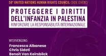 Proteggere i diritti dell’infanzia in Palestina, la diretta dell’incontro di Defence for Children con Francesca Albanese