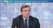 Calenda a La7: “Giuli? Inadeguato, se si fa le canne lo capisco ma ce lo deve dire”. E su Conte: “Non rinnova contratto a Grillo? Fa bene”