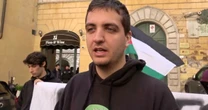 Roma, studenti universitari contestano la Conferenza dei rettori: “Noi intolleranti? Lo è chi semina idee di morte e violenza come a Gaza””