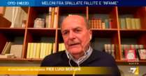 Bersani a La7: “La parola ‘infamia’ di Meloni nella chat di Fdi? È il linguaggio usato tra i rapinatori e qui rapinavano la Costituzione”