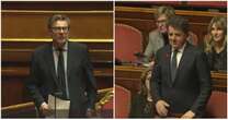 Botta e risposta Renzi-Giorgetti in Senato. “Nelle chat di Fdi viene considerato lecchino”. “Mi spiace si diverta a fare lo spione”