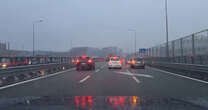 Intense precipitazioni a Genova: la camera-car nel capoluogo ligure. A Levante allerta rossa