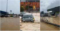 Alluvione nelle Marche, ad Ancona straripa il torrente Aspio: allagata la statale 16. Le auto si mettono in salvo sulle rotatorie – Video