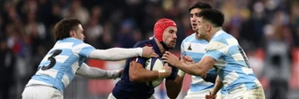 XV de France: les Bleus matent les Pumas pour finir l'année sur une bonne note