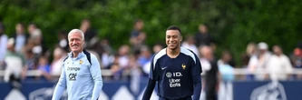 Ukraine - France : "Un monument du football français"... Mbappé rend hommage à Didier Deschamps avant sa "dernière danse"