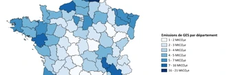 Ces départements sont ceux qui dégagent le plus de gaz à effet de serre, les pires ne sont pas en Île-de-France