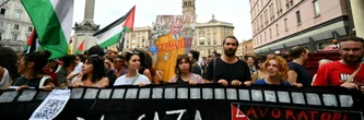 Gaza: dizaines de milliers de manifestants à travers l'Italie, heurts à Milan