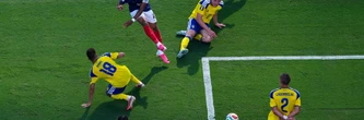 But de Kylian Mbappé lors de France - Suède : revivez en vidéo le but de l'ouverture du score