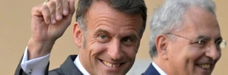 Macron à Rome pour sa première rencontre avec Léon XIV