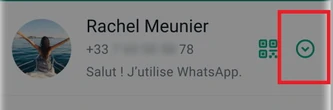 Nouveau bouton sur WhatsApp : voici à quoi sert la flèche à côté de votre photo de profil