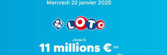 Résultat du Loto (FDJ) : le tirage du mercredi 22 janvier 2025, 11 millions d'euros en jeu