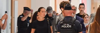 Adèle Exarchopoulos : François Civil aperçu au procès de Doums pour soutenir l'actrice