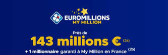 Résultat Euromillions (FDJ) : le tirage de ce 11 mars 2025, 143 millions d'euros en jeu