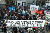 Argentine: forte mobilisation de rue contre les vetos de Milei à des fonds pour l'université, la santé