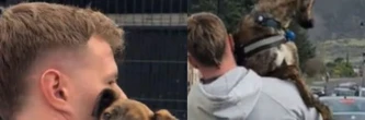 Il se rend au refuge pour un dernier adieu, mais le chiot qu'il a sauvé l'empêche de partir