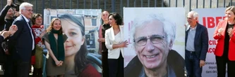 Ex-détenus en Iran, Cécile Kohler et Jacques Paris décrochent leurs portraits de l'Assemblée