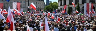 Présidentielle en Pologne: démonstration de force de chaque camp à une semaine du 2e tour